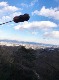 Man against sky
