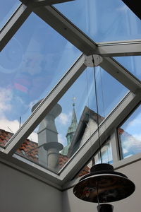 Low angle view of building against sky