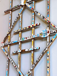 Full frame shot of metallic wall