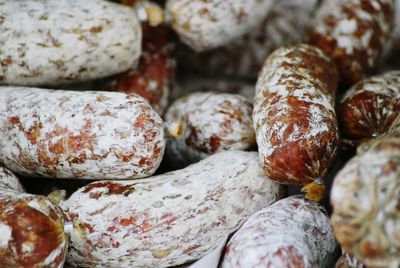 Full frame shot of bread for sale