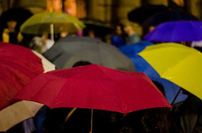 Close up of umbrella