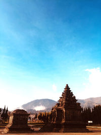 View of temple against sky