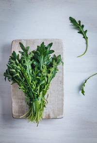 Close-up of vegetables on cutting board