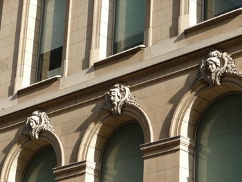 Low angle view of historic building