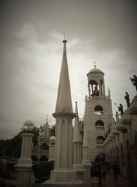 Low angle view of building against sky