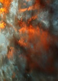 Low angle view of cloudy sky