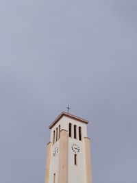 Low angle view of building against clear sky