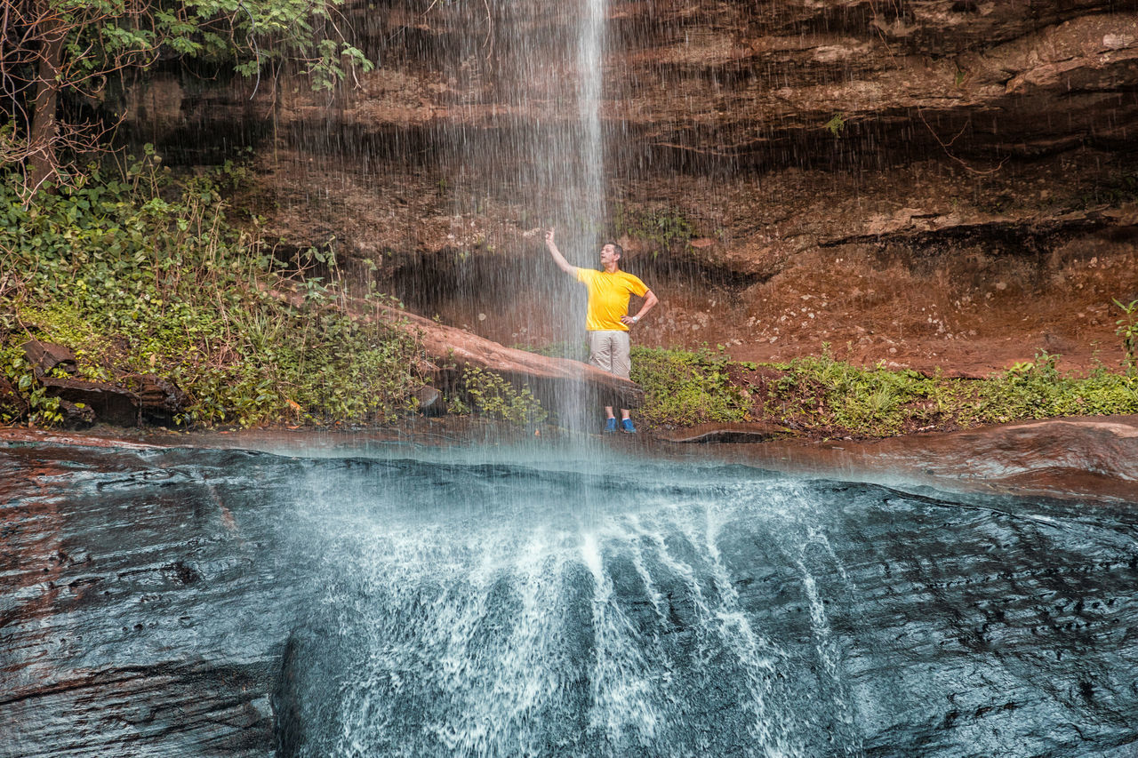 VIEW OF WATERFALL