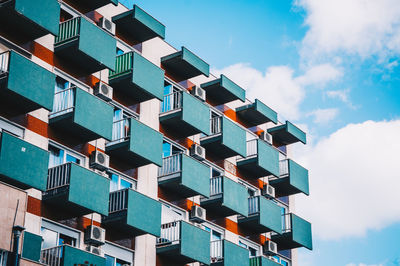 Low angle view of building against sky