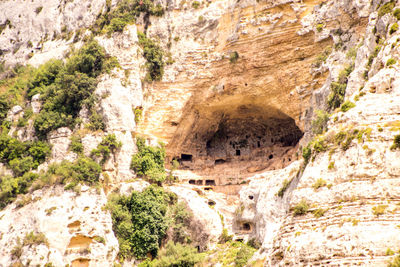 Scenic view of rock formations