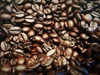 Full frame shot of coffee beans