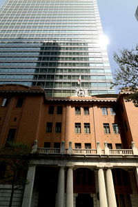 Low angle view of building against sky