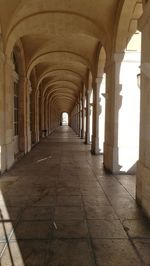 View of corridor of building