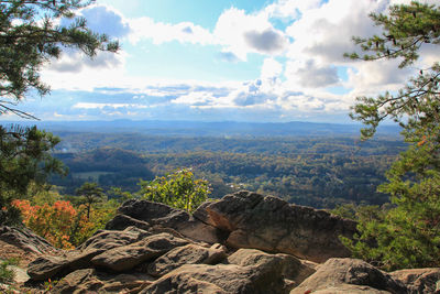 Scenic view of landscape against sky