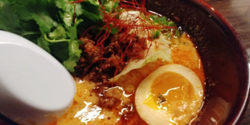 Close-up of noodles in bowl