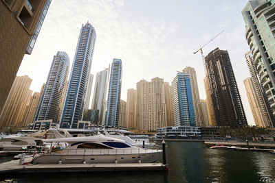 Skyscrapers in city