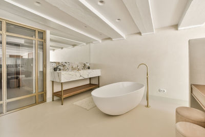 Interior of bathroom