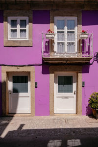 Facade of building