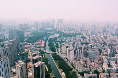 Aerial view of cityscape