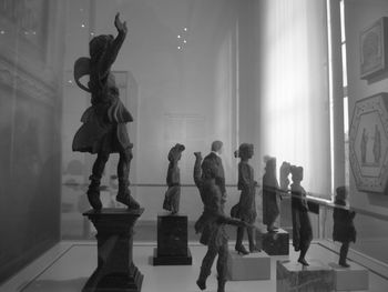Statues in room