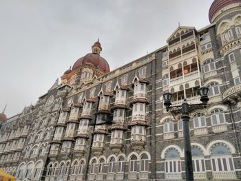 Low angle view of historical building