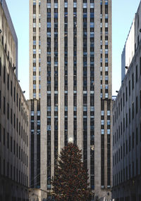 Low angle view of buildings in rockefeller