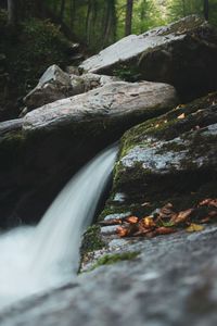 View of waterfall