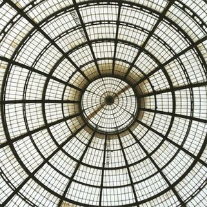 Low angle view of skylight