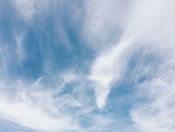 Low angle view of clouds in sky