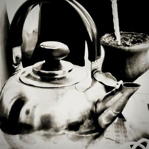 Close-up of food on table