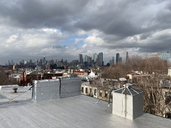  nyc skyline view from brooklyn, park slope