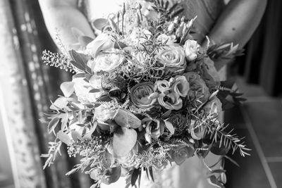 Close-up of rose bouquet