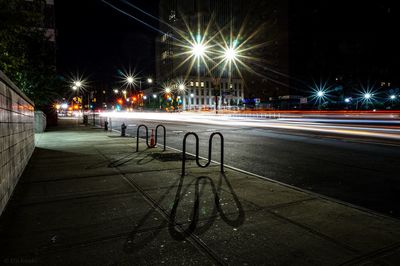 Downtown brooklyn by night