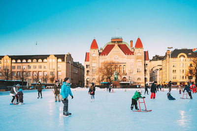 ice skating