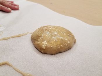 Close-up of hand holding cookies