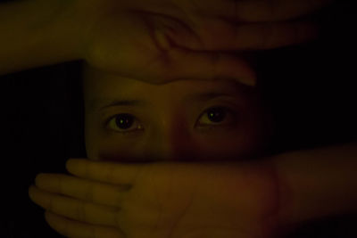 Close-up of baby boy