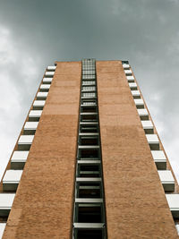 Low angle view of building against sky