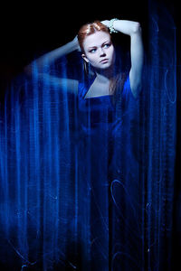 Portrait of a beautiful young woman