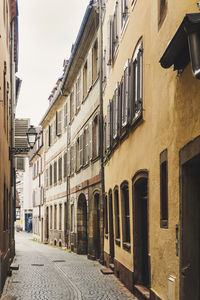 Street amidst buildings in city