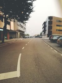 Cars moving on street