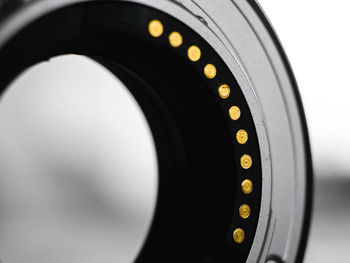 Close-up of camera