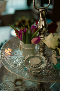 Close-up of drink on table