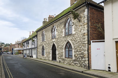 Old buildings in the high street, hythe, kent, uk