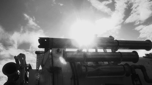 Low angle view of sky