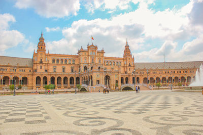 View of historic building against sky