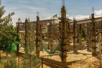 View of built structure against sky