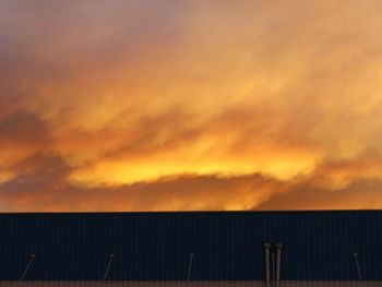 Scenic view of sunset sky