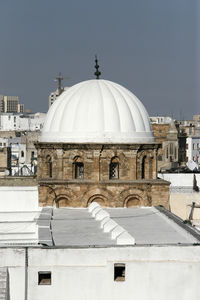 Cathedral against sky in city