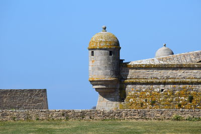 Historic building against blue sky