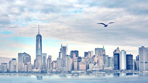 View of cityscape against sky